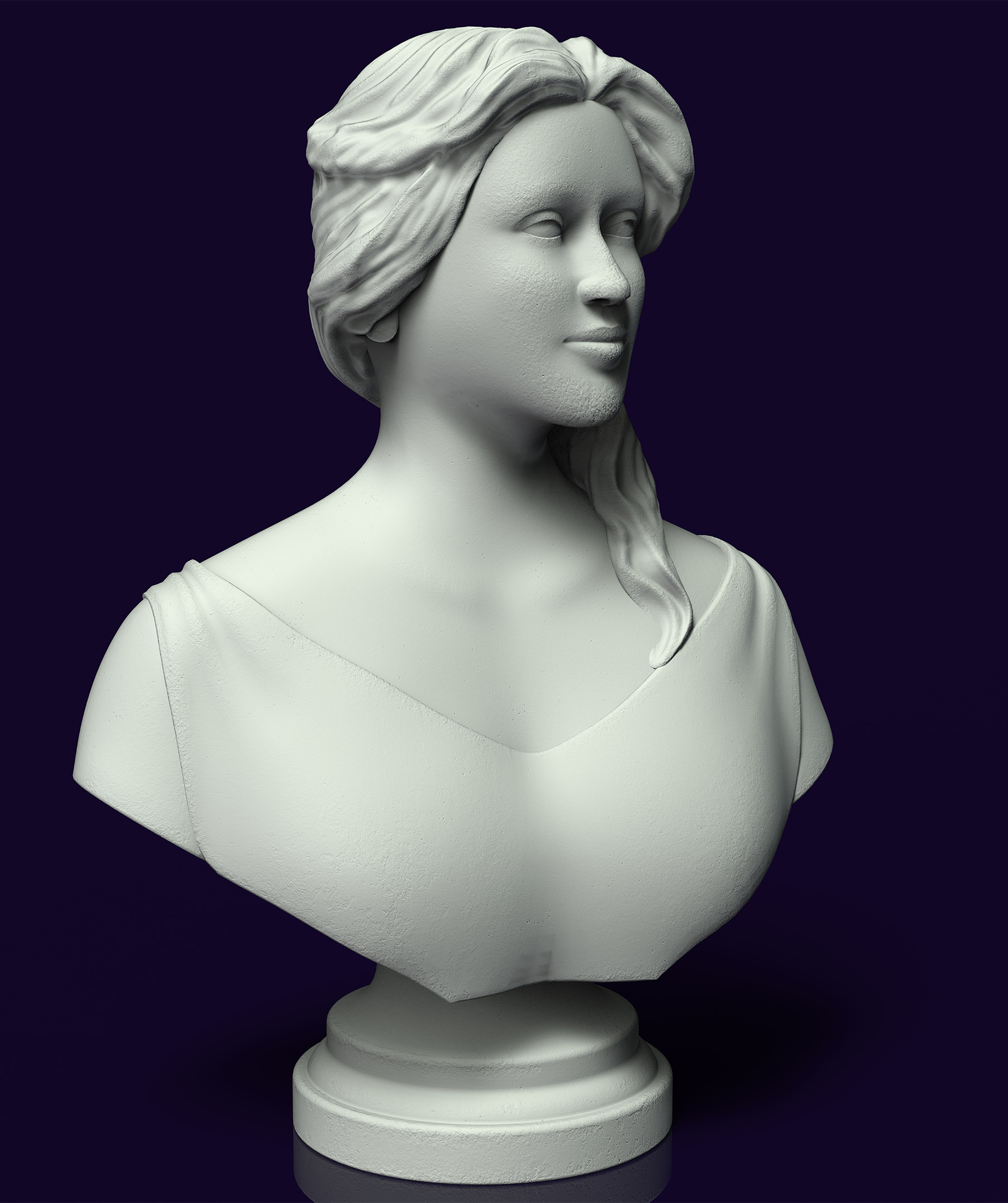 Low Poly Chair Model